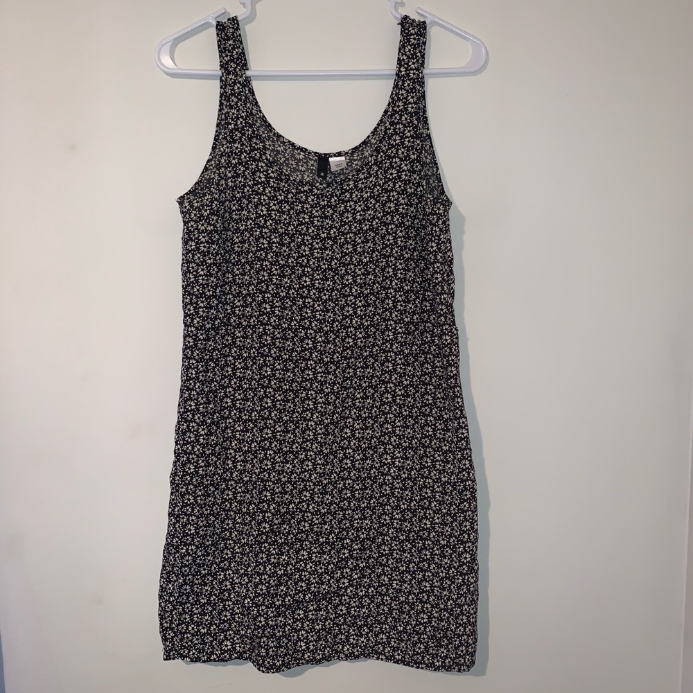 Divided flower print sundress